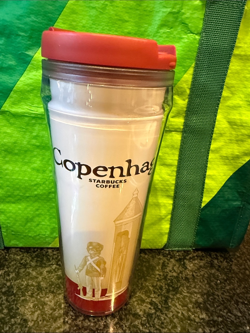 Starbucks 2004 Copenhagen tumbler 12oz